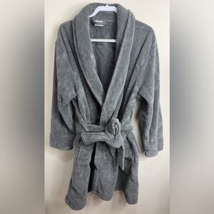 Threshold Charcoal Plush Robe